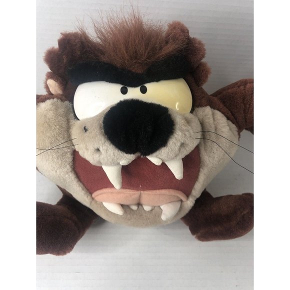 Vintage Play By Play Plush (1997) Looney Tunes Tazmanian Devil Stuffed Animal - Picture 1 of 5